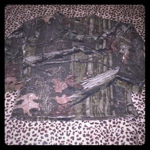 Boys camouflage long sleeve tee